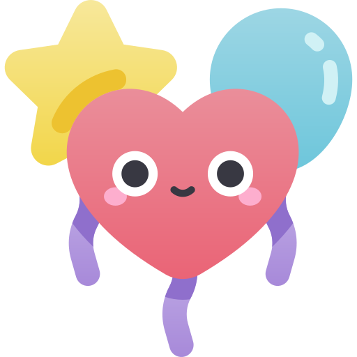 balony Kawaii Star Gradient ikona