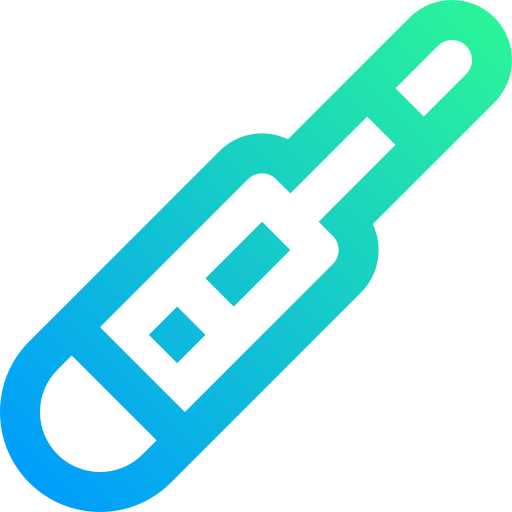 thermometer Super Basic Straight Gradient icon