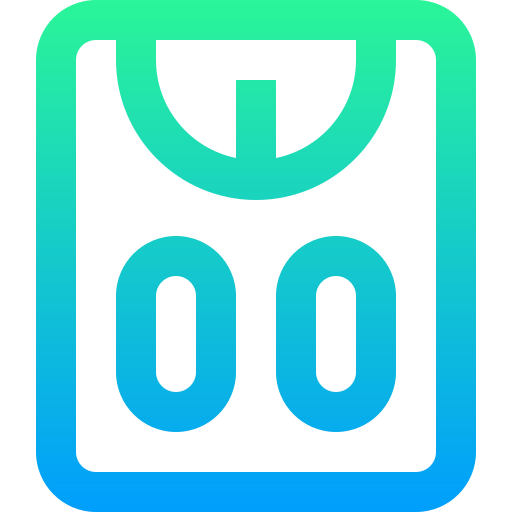 Weight scale Super Basic Straight Gradient icon