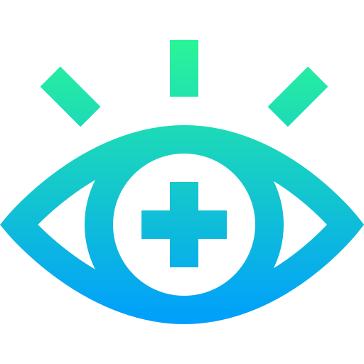 Eye Super Basic Straight Gradient icon