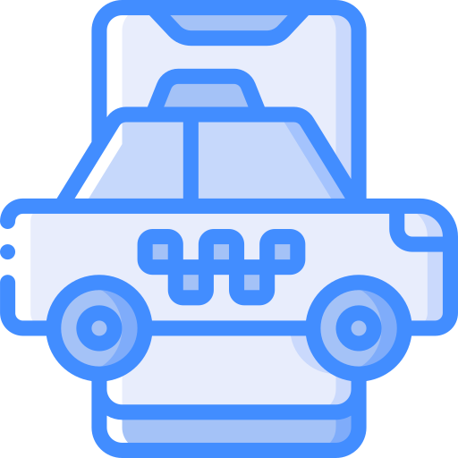 Taxi Basic Miscellany Blue icon