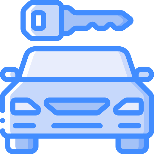 レンタカー Basic Miscellany Blue icon