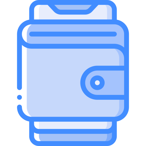 brieftasche Basic Miscellany Blue icon