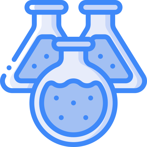 Flasks Basic Miscellany Blue icon