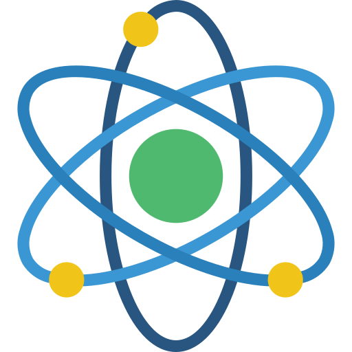 atom Basic Miscellany Flat icon