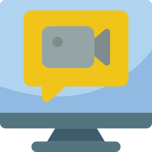 Video call Basic Miscellany Flat icon