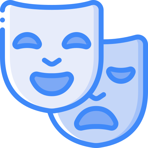 Drama Basic Miscellany Blue icon