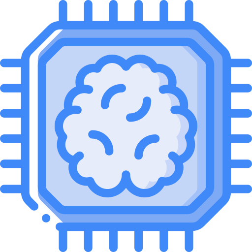 sztuczna inteligencja Basic Miscellany Blue ikona