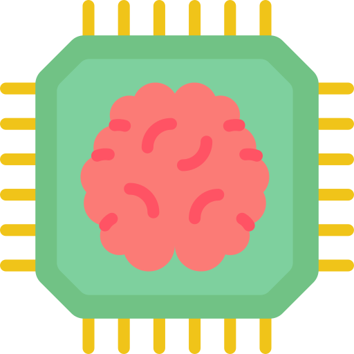 inteligencia artificial Basic Miscellany Flat icono