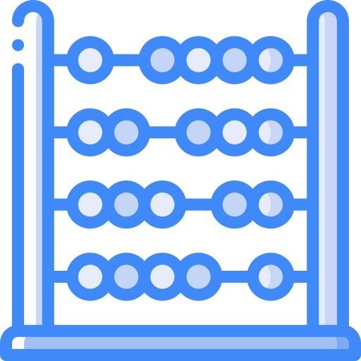 wiskunde Basic Miscellany Blue icoon