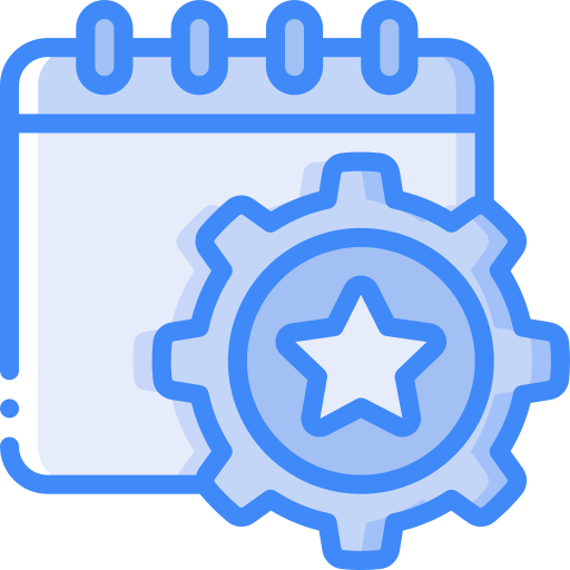 evenementmanagement Basic Miscellany Blue icoon