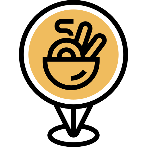 レストラン Meticulous Yellow shadow icon