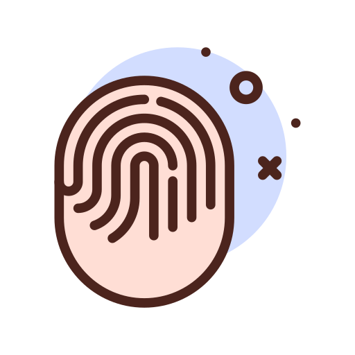 Fingerprint Darius Dan Lineal Color icon