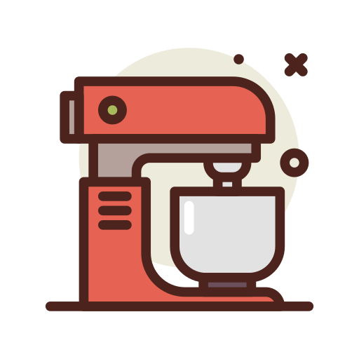 Kitchen robot Darius Dan Lineal Color icon