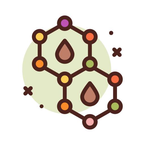 molekül Darius Dan Lineal Color icon