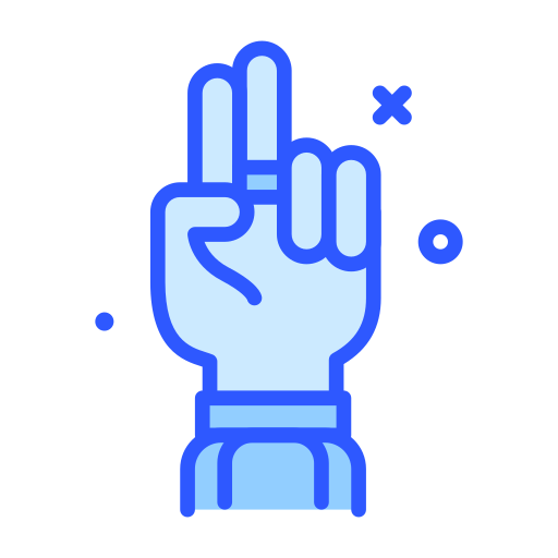 finger Darius Dan Blue icon
