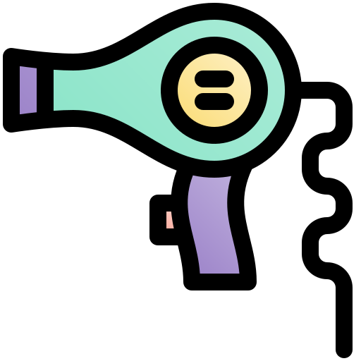 secador de pelo Fatima Lineal Color icono