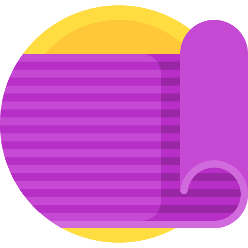 ヨガマット Detailed Flat Circular Flat icon