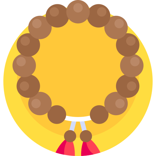 koraliki Detailed Flat Circular Flat ikona