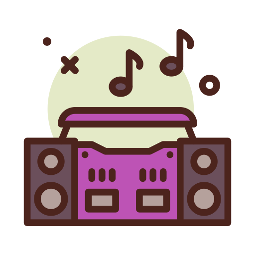 Music player Darius Dan Lineal Color icon