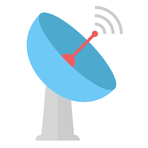 Satellite dish Generic Flat icon