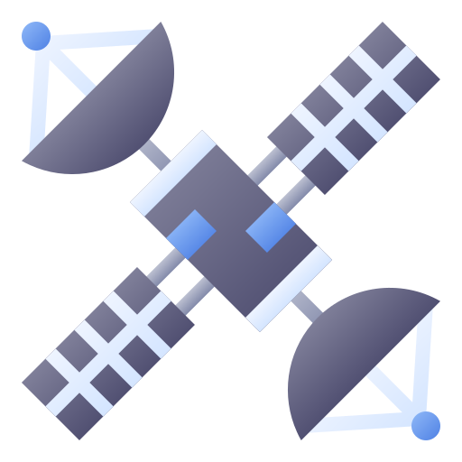 satélite Generic Flat Gradient icono