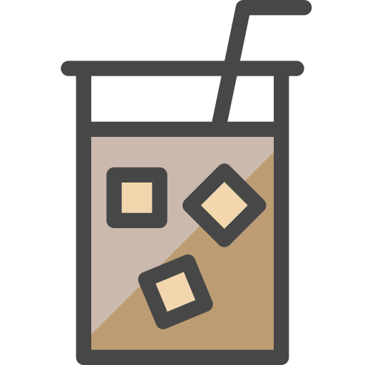 Coffee glass Generic Outline Color icon