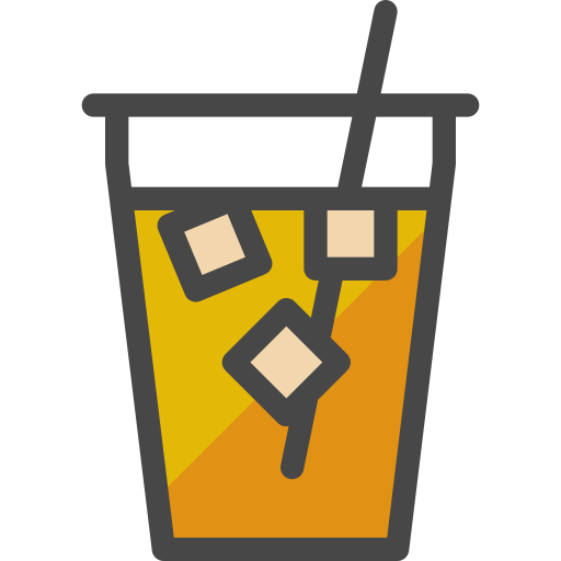 Ice Tea Generic Outline Color icon