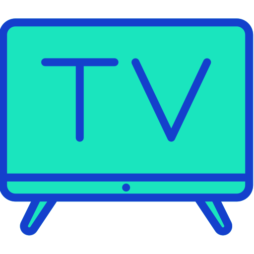 televisione Generic Outline Color icona