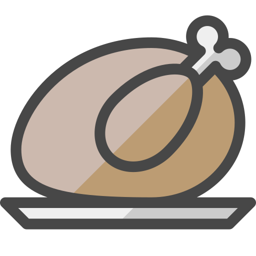 Roasted turkey Generic Outline Color icon