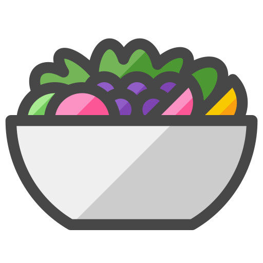 샐러드 Generic Outline Color icon