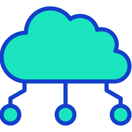 Cloud Generic Outline Color icon