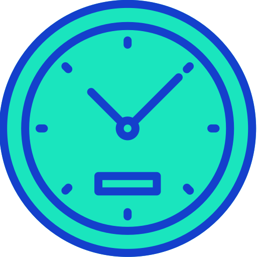 hora Generic Outline Color icono