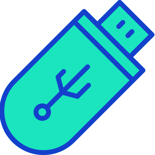 Usb drive Generic Outline Color icon