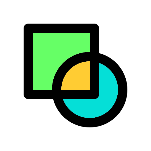 모양 Generic Outline Color icon