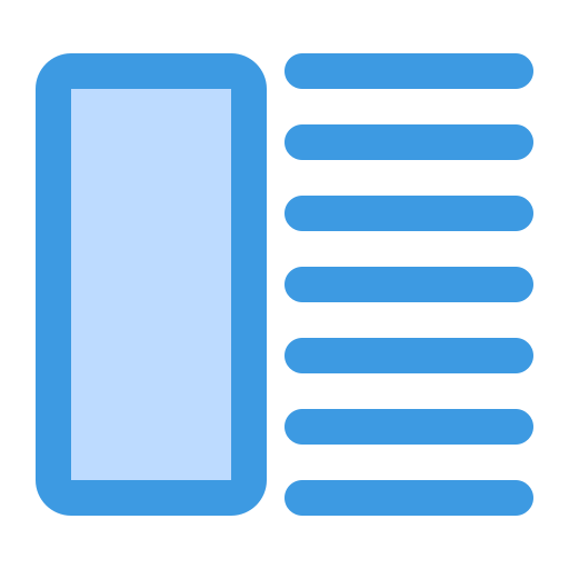 layout Generic Blue icon