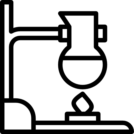tubo de ensayo Basic Miscellany Lineal icono
