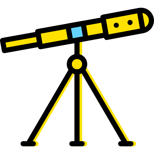 망원경 Basic Miscellany Yellow icon