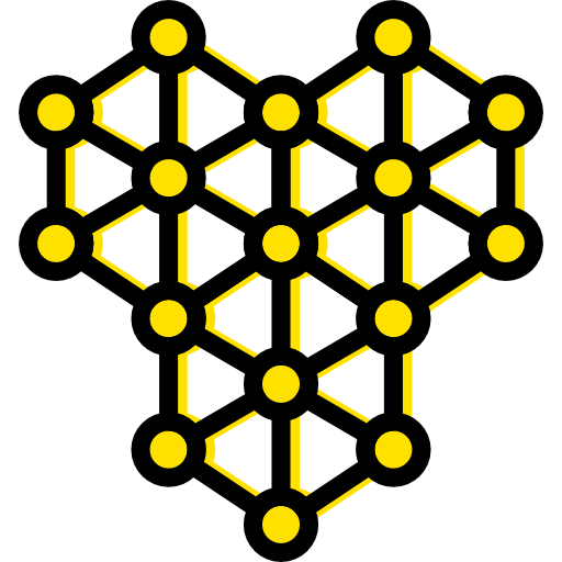 Molecules Basic Miscellany Yellow icon