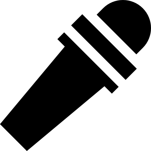 마이크로폰 Basic Straight Filled icon