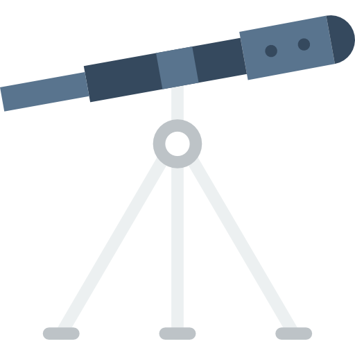 Telescope Basic Miscellany Flat icon