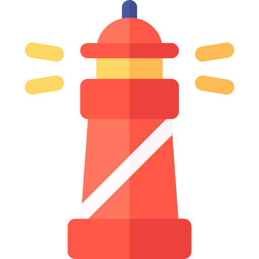 Lighthouse Basic Rounded Flat icon