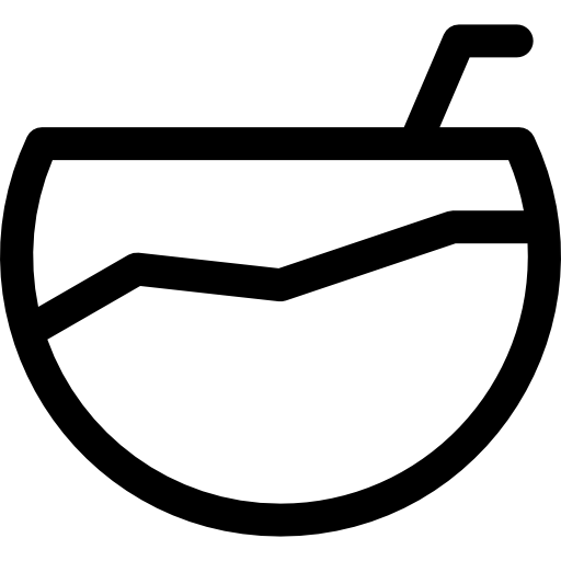 coquetel Basic Rounded Lineal Ícone