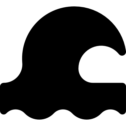 웨이브 Basic Rounded Filled icon
