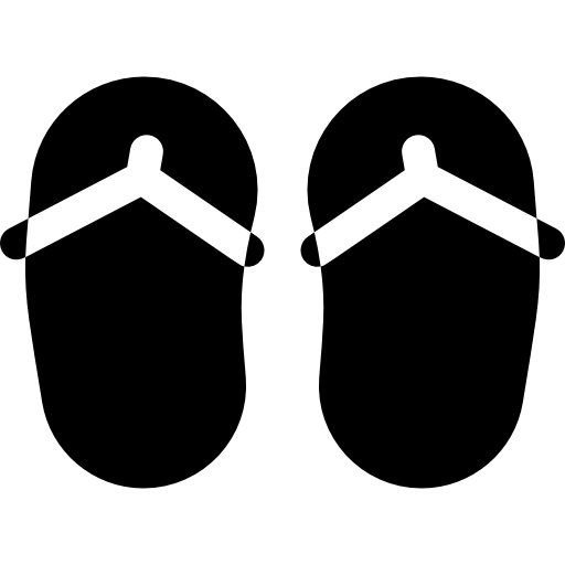 ビーチサンダル Basic Rounded Filled icon