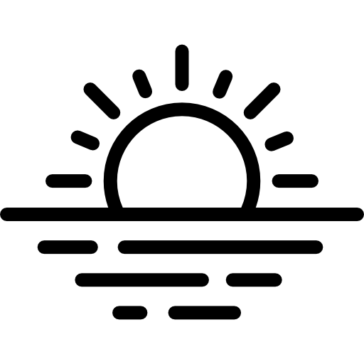 sonnenuntergang Octopocto Lineal icon