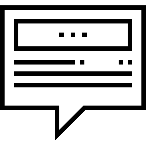 chiacchierata Detailed Straight Lineal icona