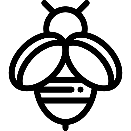 蜂 Detailed Rounded Lineal icon