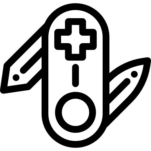 スイスアーミーナイフ Detailed Rounded Lineal icon