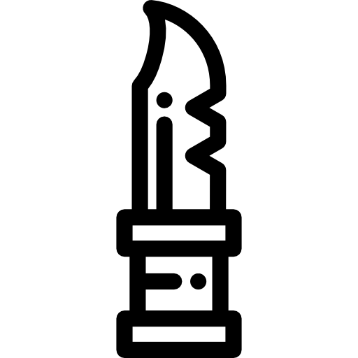 칼 Detailed Rounded Lineal icon